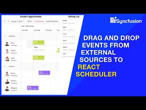 Drag and Drop Events from External Source to React Scheduler
