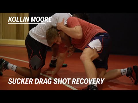 Sucker Drag Shot Recovery: Wrestling Moves with Kollin Moore | RUDIS