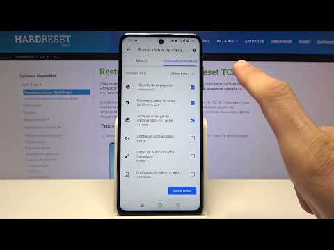 Cómo borrar el historial del navegador Chrome en TCL 20 L