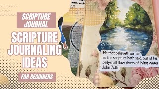 SCRIPTURE JOURNAL WITH ME | SCRIPTURE JOURNALING IDEAS