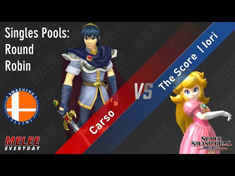 House of Paign 16 - Carso (Marth) vs. The Score | Iori (Peach) - SSBM - Money Match