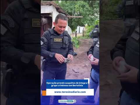 Operação cumpre mandados e prende três suspeitos de integrar grupo criminoso em Bertolínia