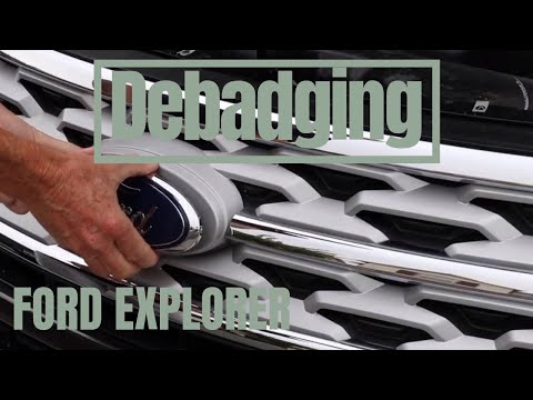 Debadge Ford Explorer: replacing Ford emblems