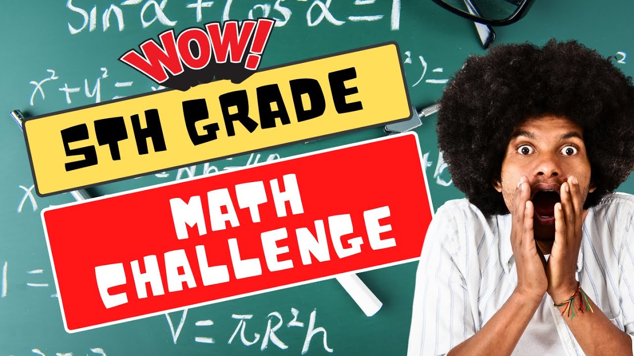 5th Grade Math Challenge | Can you Crack this #maths #quiz  ||