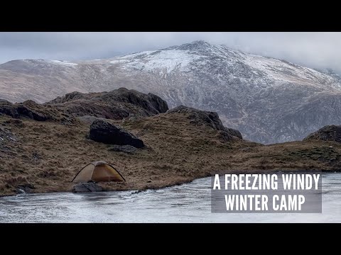 Solo Winter Camping in Snowdonia with the Hilleberg Unna | Strong Winds & Freezing Temps