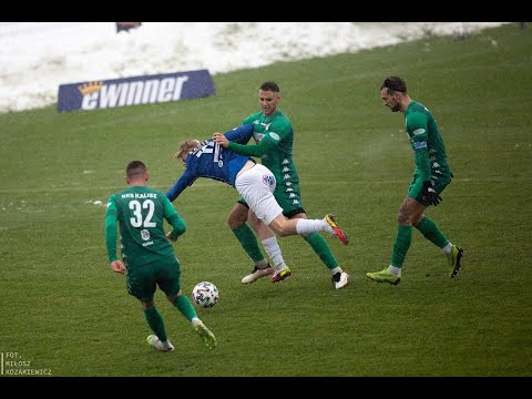 Wigry Suwałki - KKS Kalisz 3:0. Zabójcze trafienia Biało-Niebieskich, twierdza Suwałki utrzymana