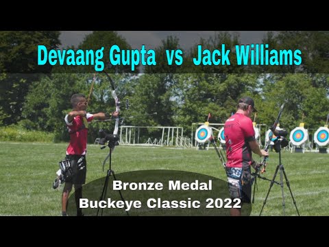 Devaang Gupta vs Jack Williams Bronze Medal Match Buckeye Classic 2022 | Olympic Recurve