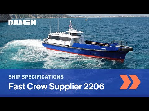 Fast Crew Supplier 2206 | Ship Specifications | Damen Shipyards