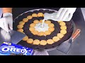 ASMR OREO Ice Cream Rolls Experiment Fast Rough ASMR Food Fusion Food Art Dessert With Cookies