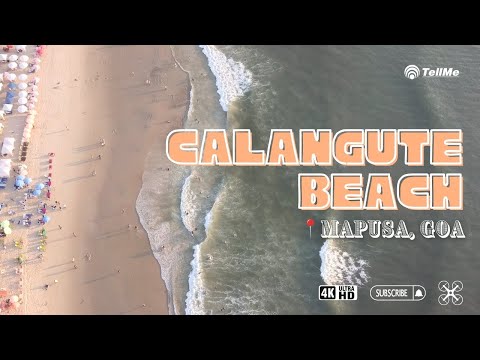 Here's all you need to know about Calangute beach I Mapusa I Goa I Aerial View