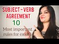 Subject Verb Agreement | 10Most Important Rules |Subject and verb Agreement| Syntax |English Grammar