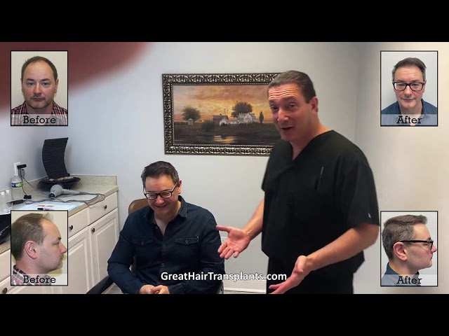 Dr. Brett Bolton patient Kyle MaxHarvest procedure




