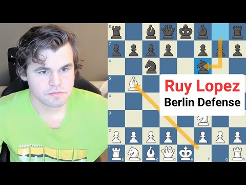 Magnus Carlsen Teaches the Ruy Lopez Berlin Defense!
