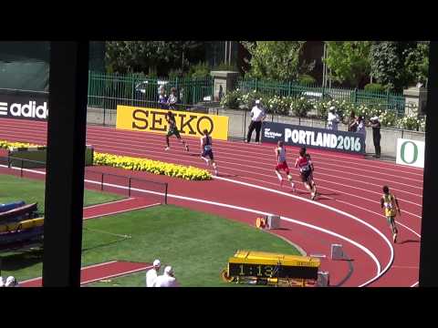 IAAF U20-WM Eugene 2014 - 4x400m Männer Vorlauf 3/3