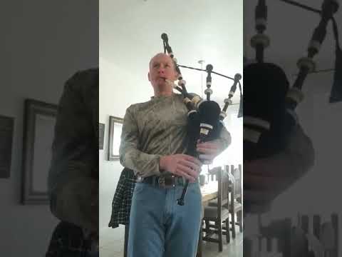 Learning the bagpipes- Amazing Grace