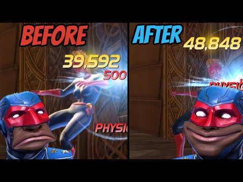 R3 7 Star Patriot Before and After Buff