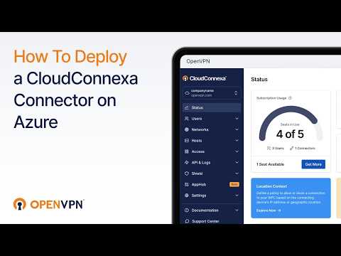 OpenVPN triển khai một Connector trên Azure thông qua máy ảo và cấu hình mạng