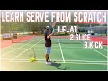 What To Learn First Flat, Kick, or Slice? | Tennis Serve Tutorial for Beginners & Intermediates