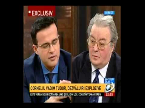Corneliu Vadim Tudor: Vreau ca această ţară să fie condusă de un român.