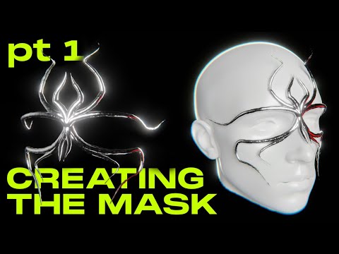 3D Modeling in Blender: Constructing a Metallic Wireframe Mask | Part 1