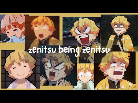 zenitsu being zenitsu for few minutes