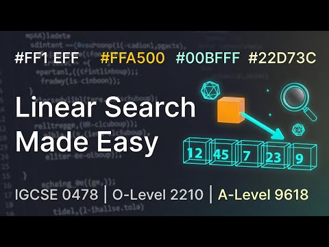 Linear Search O/A-Level