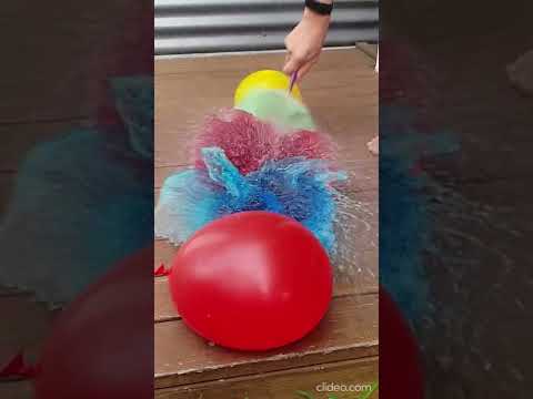 Epic 5x Water Balloon Pop IN SUPER SLOW MOTION REVERSE!