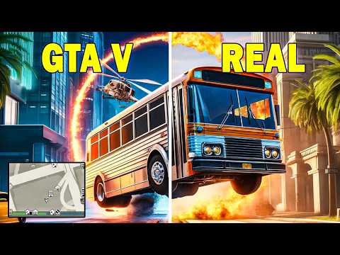 Testing real life stunts vs GTA 5 stunts