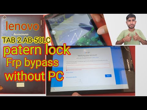 Lenovo Tab 2 A7-30 hard resetLenovo Tab 2 (AB-50LC) Google Account Bypass-FRP  5.1 [100% Working)