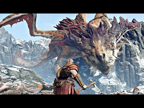God OF War 4 - Saving Sindri By Killing a Dragon Cutscene