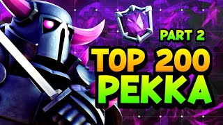 TOP 200 GLOBAL PEKKA BRIDGESPAM GAMEPLAY 🏆 | Pt. 2 - Deck Guide by Jax