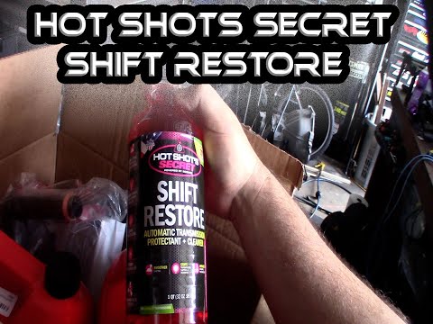 Hot Shot's Secret Shift Restore transmission fluid and filter change for 5R110 Powerstoke 6.0 F250