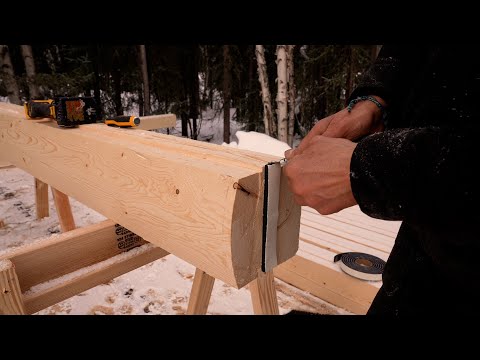 HOW TO BUILD an ALASKAN Log Cabin - Ep #1