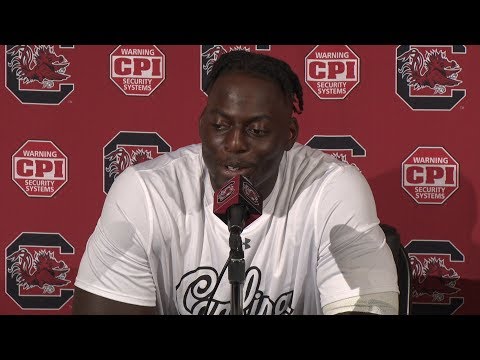 POSTGAME: Javon Kinlaw, Bryson Allen-Williams on Coastal Carolina — 9/1/2018