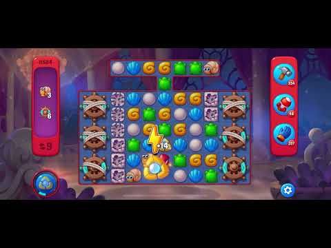 Fishdom Hard level 11584 no boosters フィッシュダム ハード