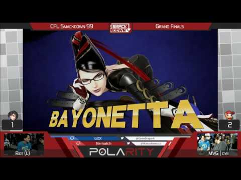CFL Smackdown 99 WiiU - Riot (Bayonetta) vs MVG Dyr (DIddy Kong) - Grand Finals