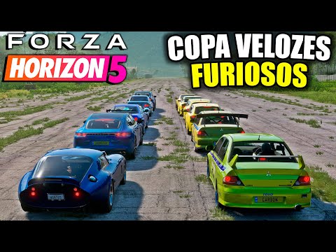 COPA VELOZES E FURIOSOS NO AEROPORTO ABANDONADO - FORZA HORIZON 5