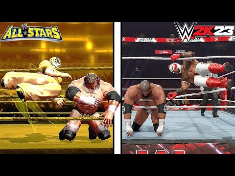 WWE All Stars Vs. WWE 2K23 (Finishers Comparison)