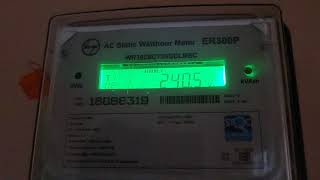 How to take a energy meter reading in home electrical meter