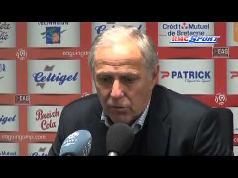 Ligue 1 / Les réactions de R. Girard et J. Gourvennec après Guingamp - Lille - 09/11