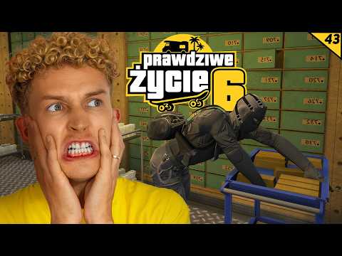 GTA V PRAWDZIWE ŻYCIE #43 NAPAD na BANK! 💵 [S6]