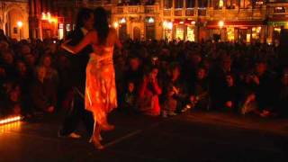 BTF 2011 - Soledad Orquestra on Grand Place of Brussels with Moïra Castellano & Gaston Torelli