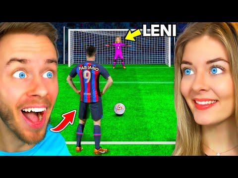 Fabi vs Leni ELFMETER Challenge: wer mehr trifft, gewinnt! ⚽️????