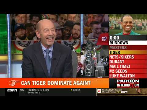 Michael Wilbon abou The Masters - What does win mean for Tiger, Golf? | Pardon The Interruption