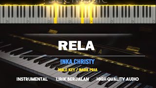 Download lagu RELA ( Karaoke Akustik Piano - MALE KEY ) - Inka Christie mp3