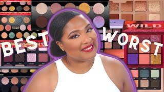 Ranking ALL 2021 Purchased EYESHADOW Palettes!