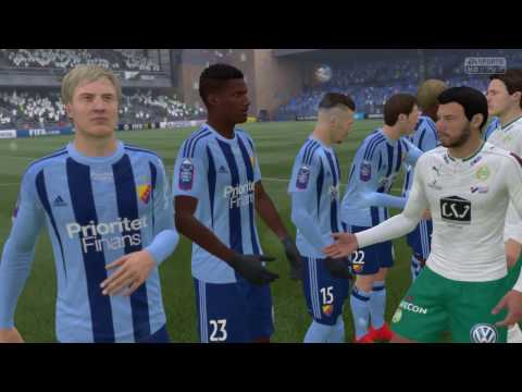 Hammarby IF vs Djurgårdens IF - 0-1 - Allsvenskan (Fifa 17, Career Mode)