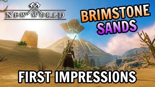 Honest First Impressions on New World&#39;s Brimstone Sands Update