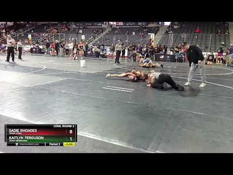 106 Lbs Cons. Round 2 - Kaitlyn Ferguson, Team Nebraska Vs Sadie Rhoades, Team Utah C051