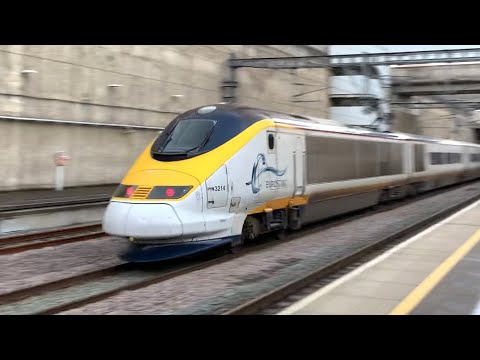 *Original Livery* Eurostar Class 373 214 Passes Stratford At Speed (18/08/20)